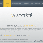 Page société